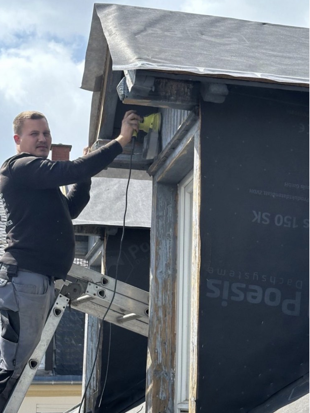 Christian Klein bei der Arbeit